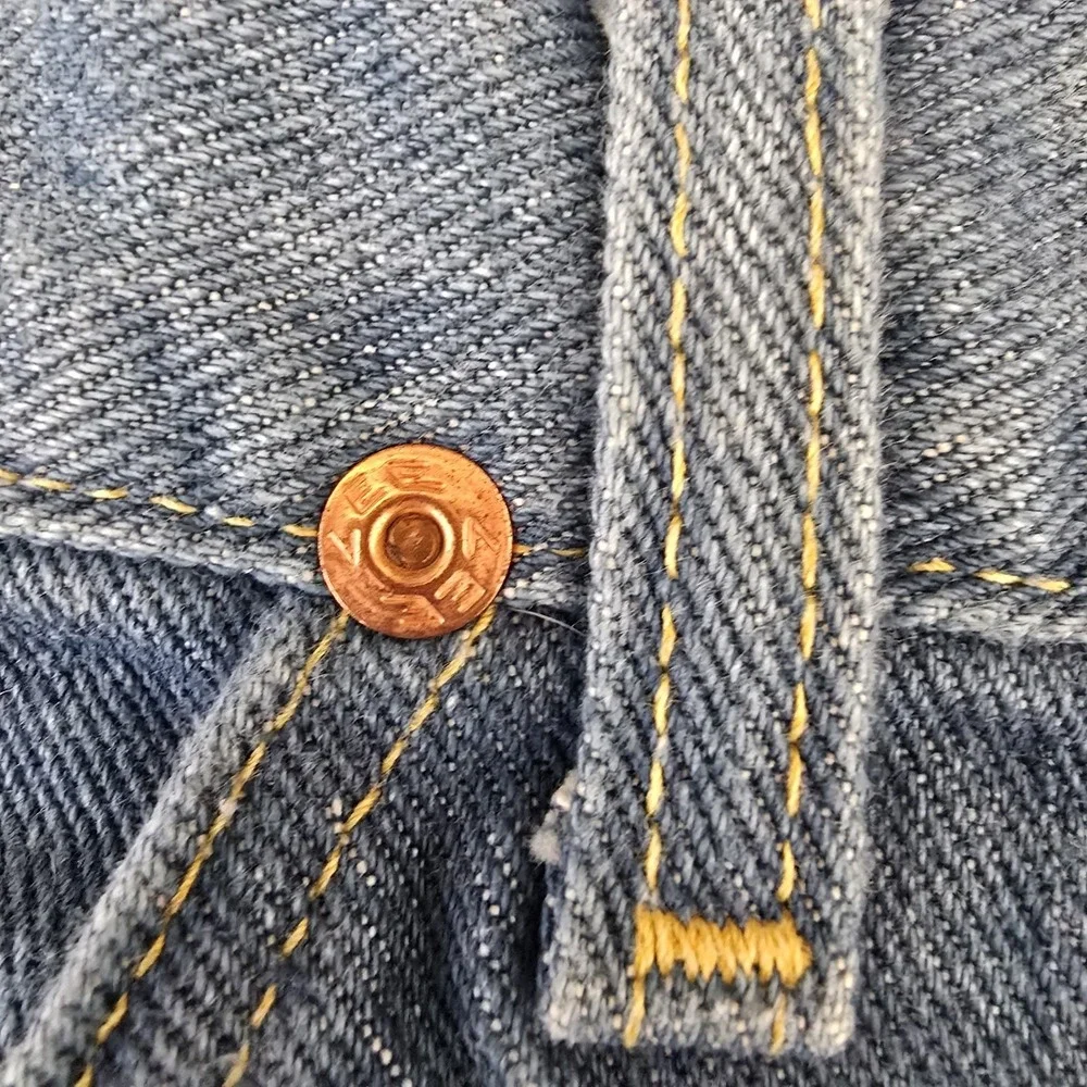 Lee Riders Jeans Mens 38x29 VTG USA 1980s Talon Zipper Union Made Medium Wash
